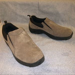 Route 66 Shoes | Mens 12 Route 66 Tan Suede Leather Slip on Outdoor Traction Sole Shoes EXC | Color: Black/Tan | Size: 12 | Captamvw's Closet